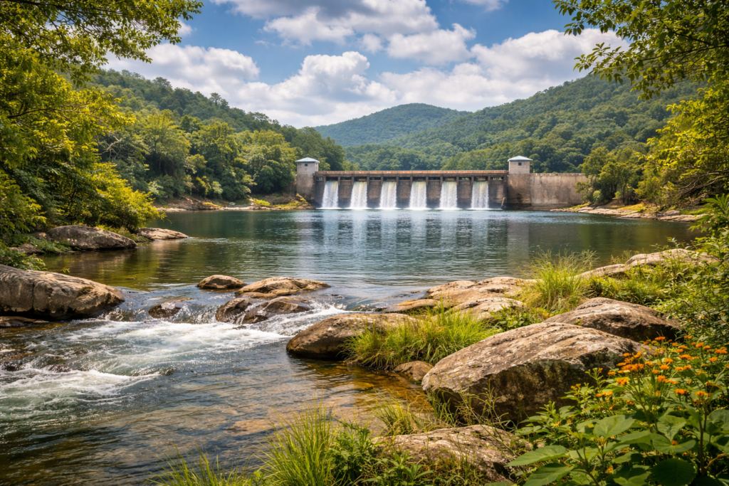 Kinnerasani Dam and River