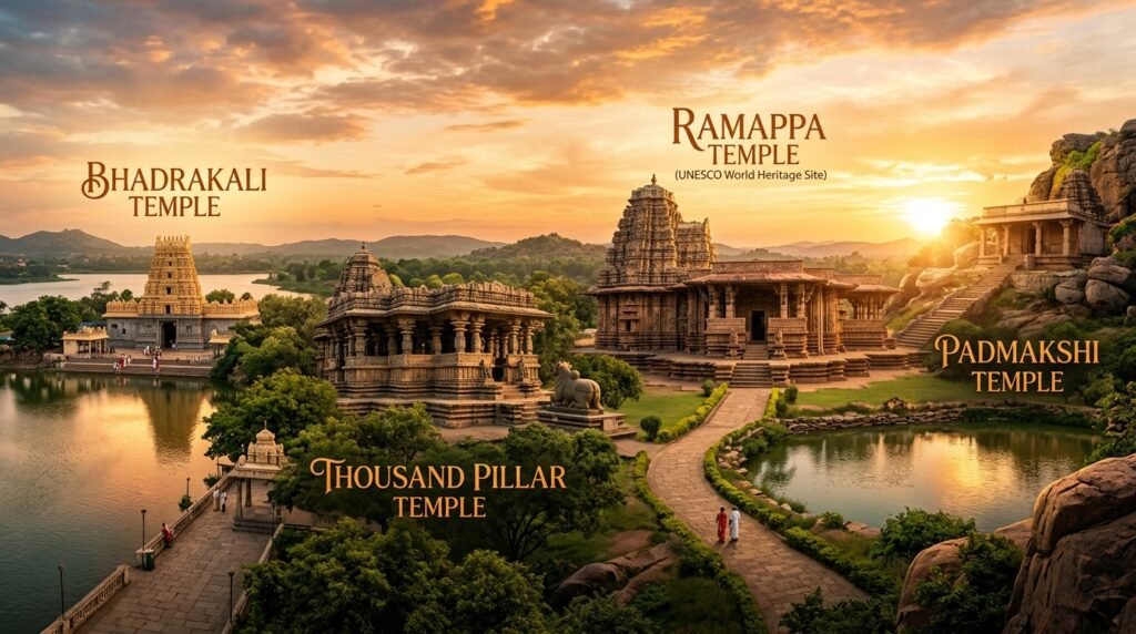 Temples see in Warangal